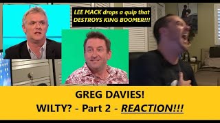 Americans React | GREG DAVIES | Would I Lie To You? | WILTY | Reaction