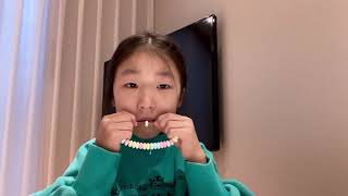 ASMR)알리딘 팔찌캔디 먹방
