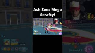 Ash Sees Mega Scrafty in Pokemon Legends: Z-A!