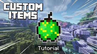 How To Add CUSTOM Items To Your Minecraft Server