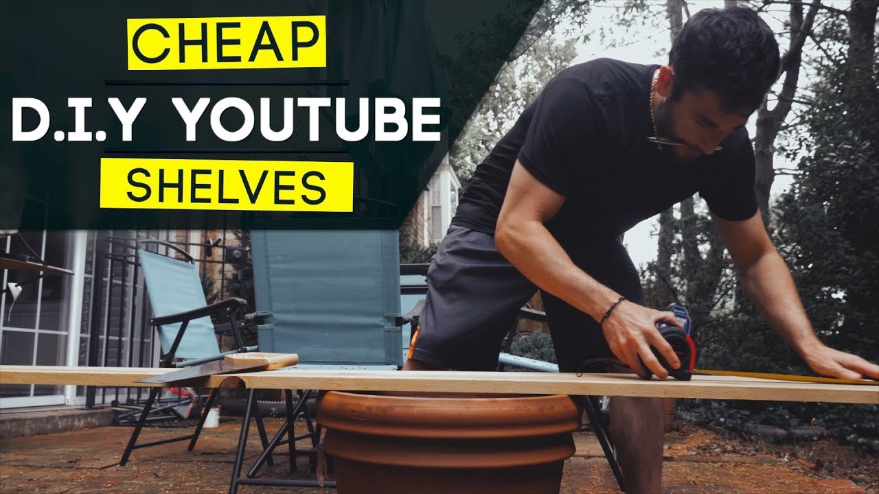 CHEAP Youtube Shelves D.I.Y Book Shelves YouTube