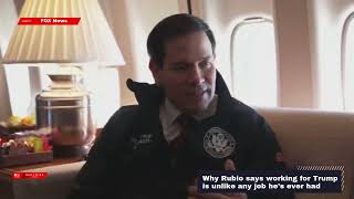 Famous Why Rubio says working for Trump is unlike any job he’s ever had Wealth