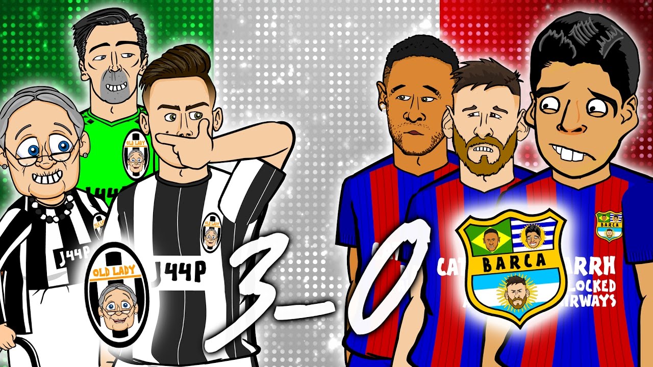 ������3-0! Juventus vs Barcelona������ Champions League 2017 Quarter Final 1st