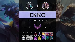 Ekko Mid vs LeBlanc - KR Master Patch 14.10