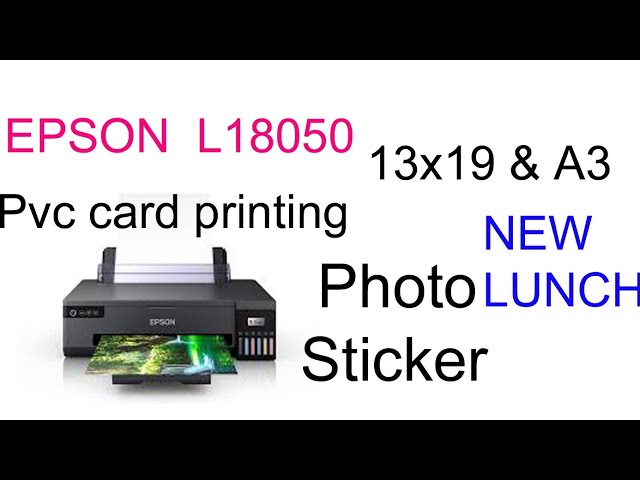 Epson L18050 A3+ EcoTank PVC Card Studio Printer – Abhishek Products