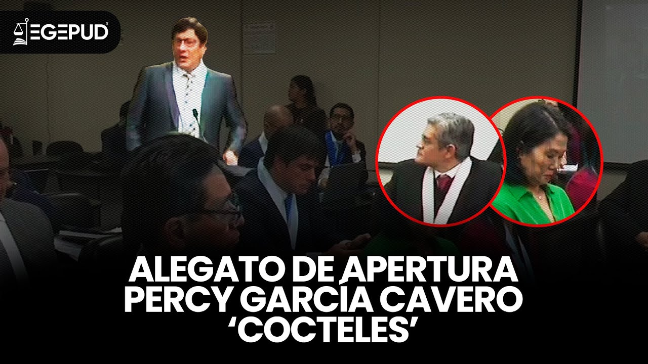 Alegato de apertura. Percy García Cavero. Lavado de Activos.