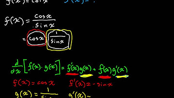 Derivative of cot(x)