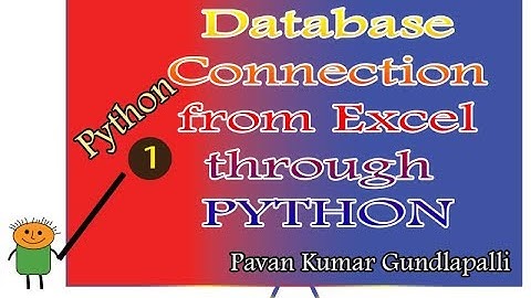 Python: Excel To SQL Connection 1