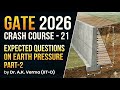 GATE 2026 Crash Course - 21 | Expected Problems on Earth Pressure#gate #gate2026