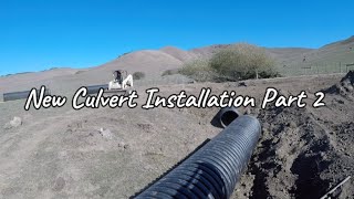 New Culvert Installation Part 2