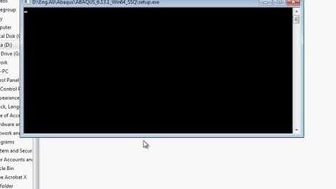 How to setup abaqus 6.13