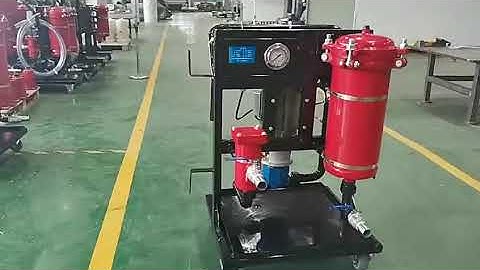 LYC oil filter cart machine factory