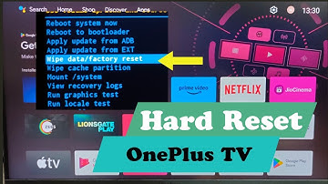 OnePlus TV : How to Hard Reset | Factory Reset OnePlus Android TV and Setup the from Beginning