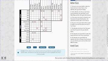 Logic Puzzle #2 || 22.05.20 || 4*5 Challenging || Puzzle Baron