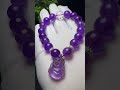 💎 Natural Uruguayan Amethyst Maitreya Buddha Bracelet