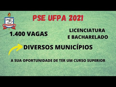 UFPA DIVULGA EDITAL PARA CURSOS DE GRADUAÇÃO - MODALIDADE EAD