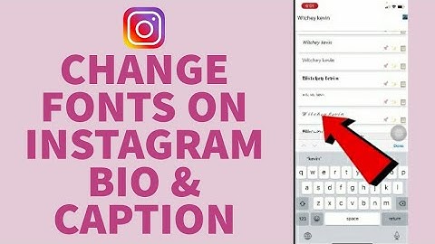 How To Change Fonts on Instagram Bio & Caption! (2022)