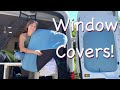 Window Covers and Curtains for the Van | Off Grid Tiny House Art Studio on Wheels