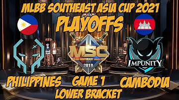 MSC 2021 PLAYOFFS- LOWER BRACKET   Execration PH vs Impunity KH [Game 1]
