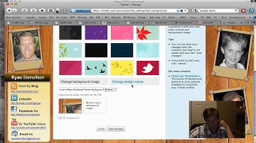 How to create a Custom Twitter Background in 5 minutes