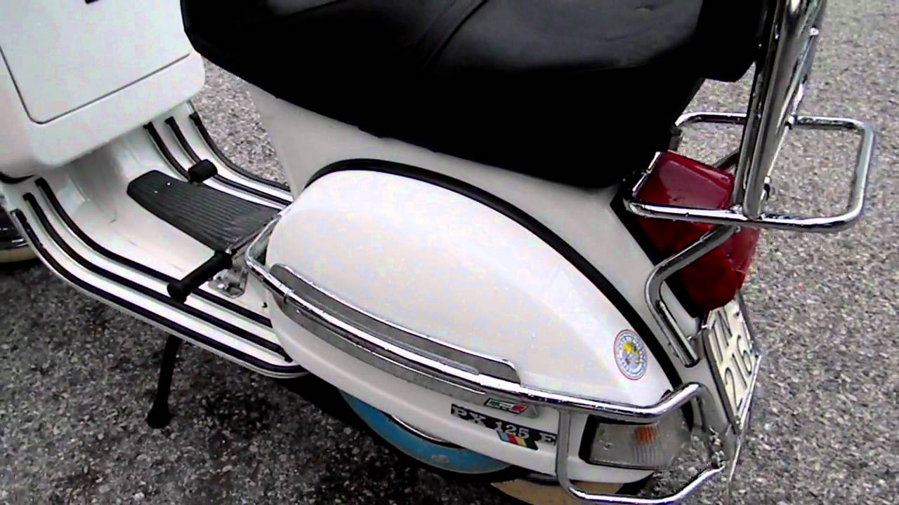  Vespa  Px  125 E Arcobaleno anno 1985 YouTube