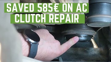 How to Replace Missing AC Compressor Clutch Hub / Plate | AC Not Cooling