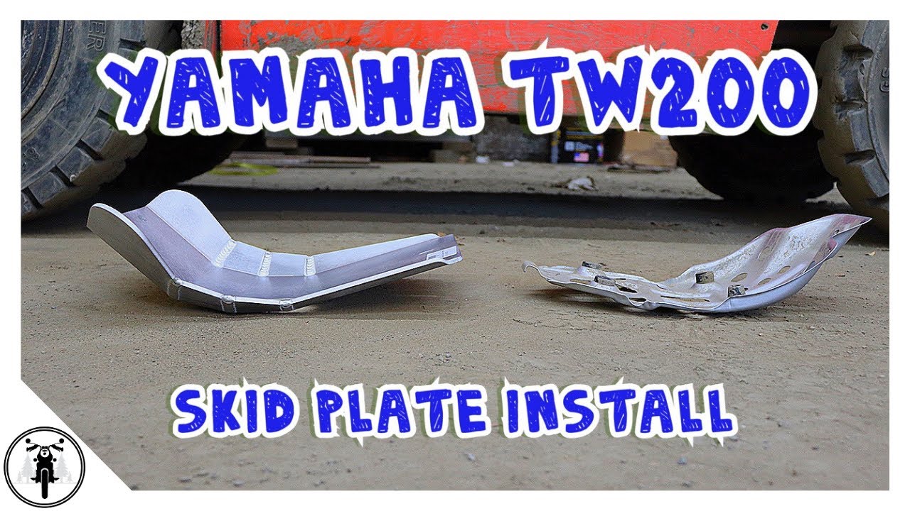 Yamaha TW200 Skid Plate // Ricochet // Install & Review YouTube