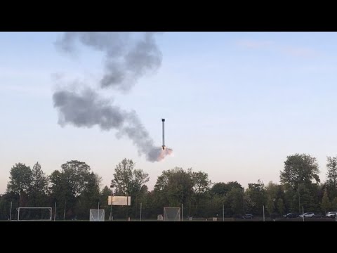 Thrust Vector Control (TVC) Landing Test Raw Footage