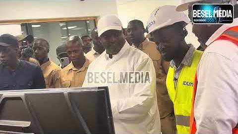 PRESIDENT BARROW VISITED THE NATIONAL FOOD & DRUG QUALITY CONTROL LAB