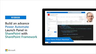 build an advance power automate launch panel in sharepoint with sharepoint framework