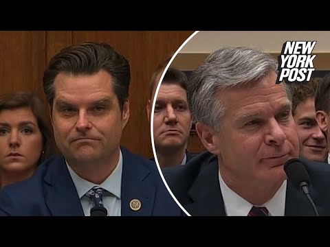 Matt Gaetz erupts at Chris Wray in fiery hearing: ‘Are you protecting the Bidens?’