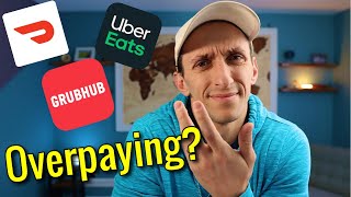 PAYING MORE With Food Delivery Apps? DoorDash vs UberEats vs GrubHub