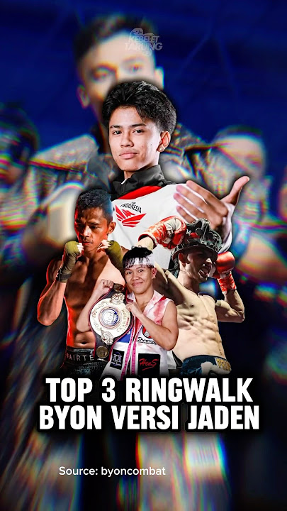 Download lagu Kkajhe Juaranya‼️ Top 3 Ringwalk Byon Combat 🥶 #byon #boxing #mma #beladiri #muaythai #fight