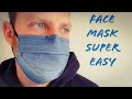 FACE MASK FAST AND EASY / FILTER POCKET / HOW TO / DIY