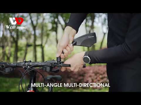 Велосипедне дзеркало з довгим телескопічним виносом Антиблікове Ліве, видео 1
