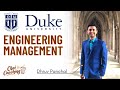 Duke University Engineering Management Student Review | Duke MEM In USA