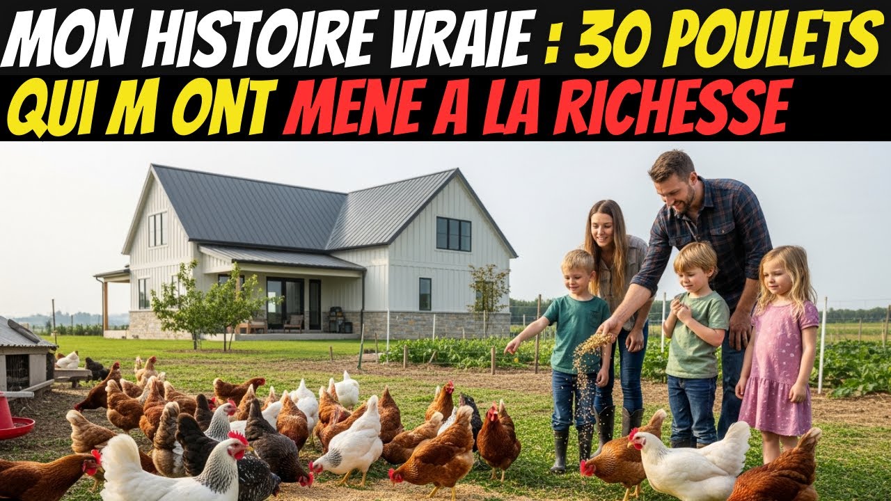 Le jour où j’ai décidé d’élever 30 poules pondeuses, mon chemin vers la richesse a commencé