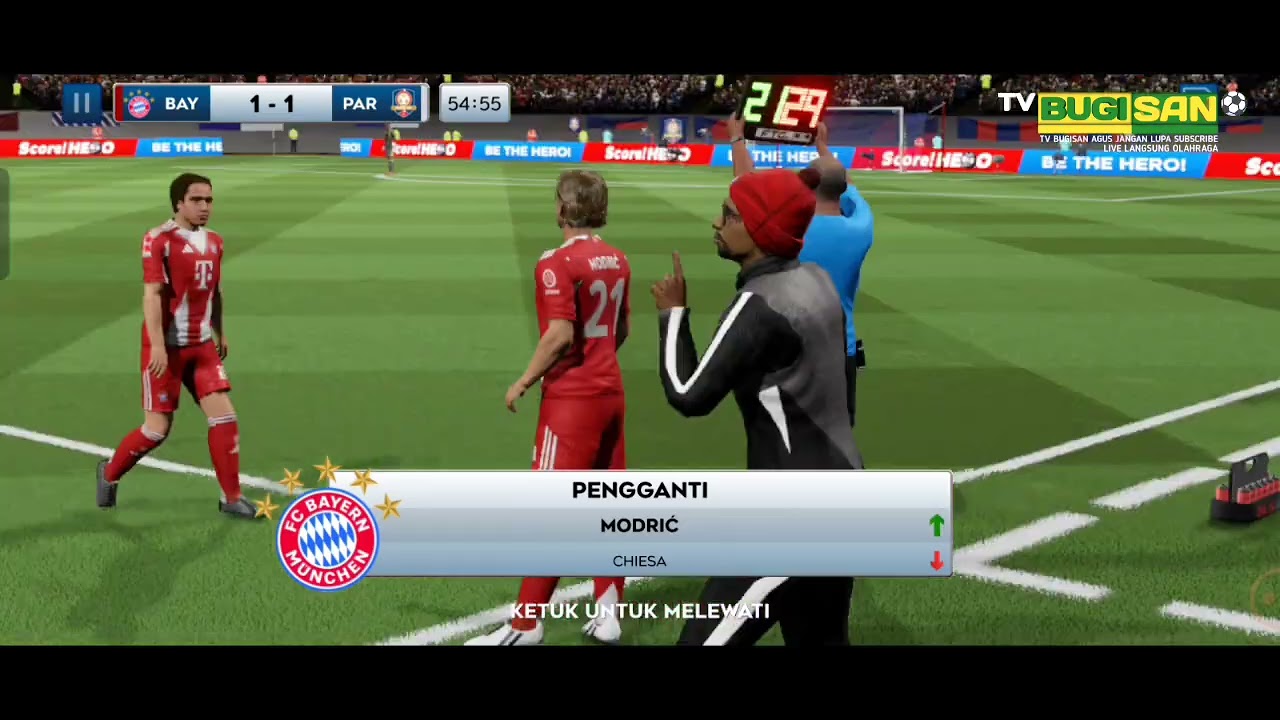 Semifinal golbal Champions UEFA Cup  Bayern Munchen vs paris sg