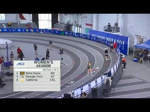2025 ACC Indoor Track & Field Championships   Womens 4x400 Relay - All Heats