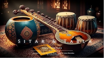 Journey into Indian Classical Music ~ Sitar & Tabla Melodies for Cultural Peace