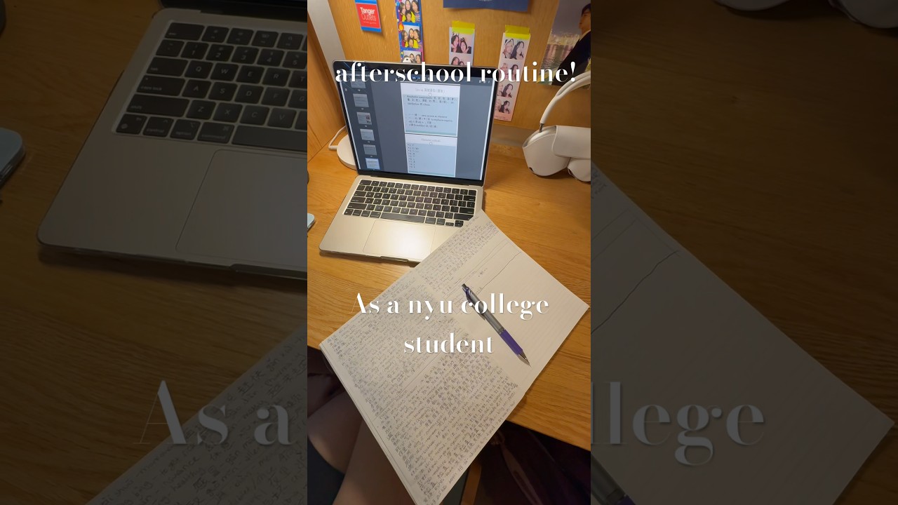 Afterschool routine as a nyc college student! 