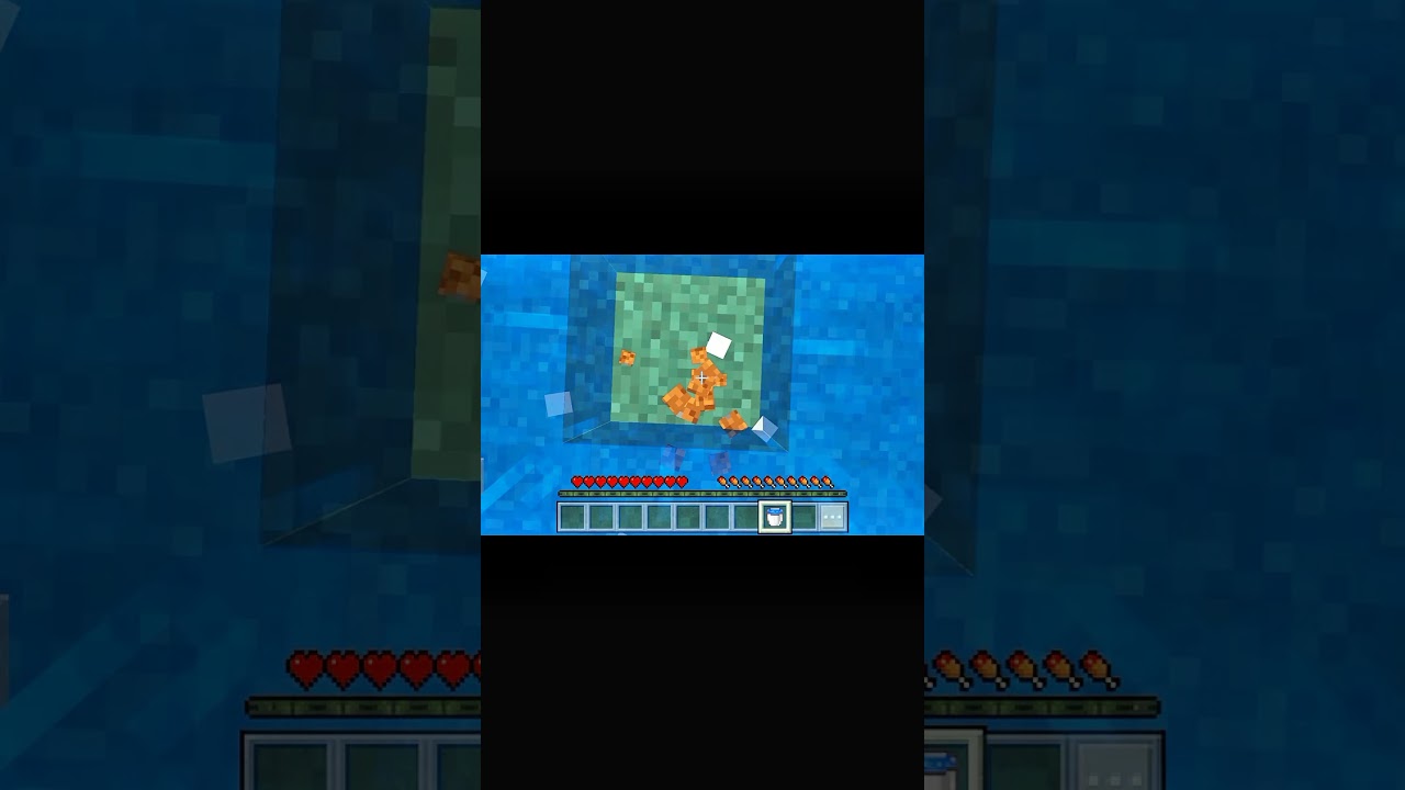 MINECRAFT water bucket clutch 😁 