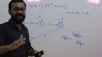 DFA for the language a^nb^m