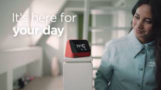 Lenovo ZAA30006US CD-4N342Y Smart Clock Essential with Alexa Built in Clay, 1, Red screenshot 4