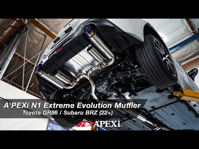 A'PEXi N1-X Evolution Extreme Axleback Exhaust - 2022+ Toyota GR86