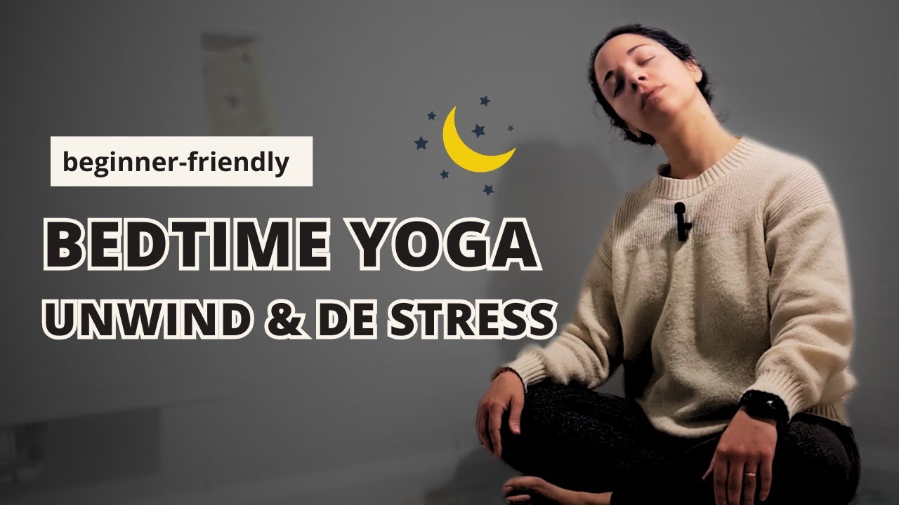 7-Minute Bedtime Yoga to Unwind & De Stress | Beginner-Friendly - YouTube
