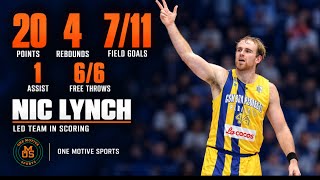 Nic Lynch Highlights | 20 Points, 7/11 FG & 6/6 FT | CSM Ploiesti
