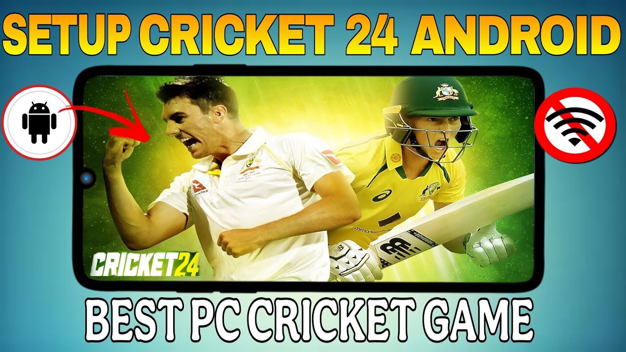 CRICKET 24 Game Android Tamil Best pc Cricket Game on Android setup & Gameplay cricket 24 Android