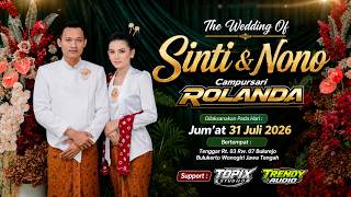 LIVE TOPIX STUDIO WEDDING SINTI & NON0 || CS ROLANDA || TRENDY AUDIO || BULUKERTO WONOGIRI