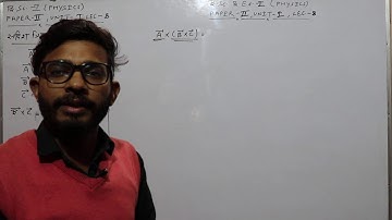 Lect-08 #B.Sc.-Ist Paper-IInd Unit- 1,B.Sc.B.Ed.-Ist Paper-IInd Unit- 1, #Physics Scalar and Vector